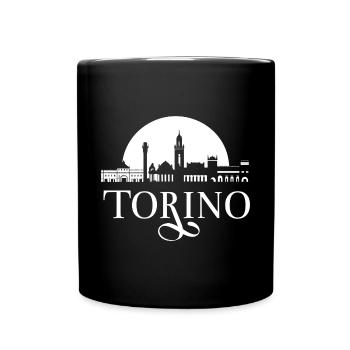 Piemont Skyline - Tasse einfarbig - Schwarz - Vorne