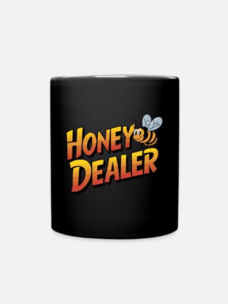 Drôle Marchand d’abeilles Humour Apiculteur Papa - Mug uni - noir