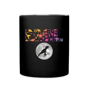 emil nature sun rad navi - Tasse einfarbig - Schwarz - Vorne