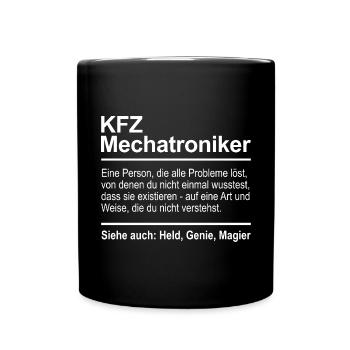 Mécatronicien automobile - Mug uni - noir - Devant