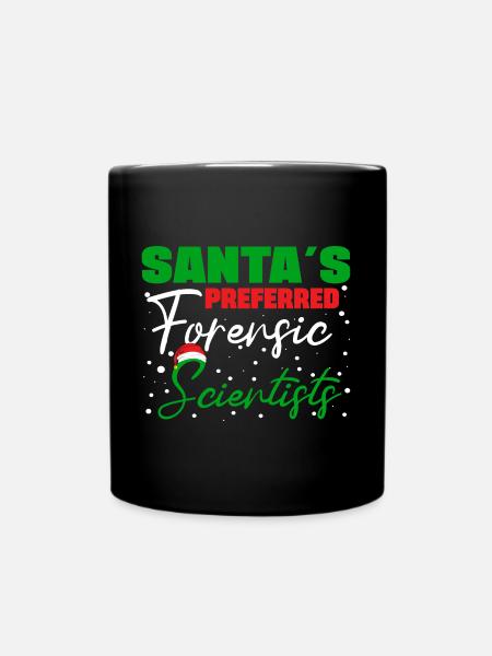 L’idée de cadeau du médecin légiste préféré du Père Noël - Mug uni - noir