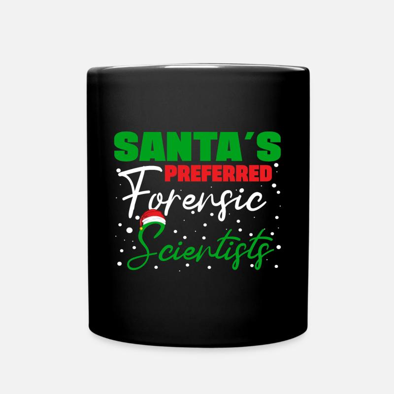 L’idée de cadeau du médecin légiste préféré du Père Noël - Mug uni - noir