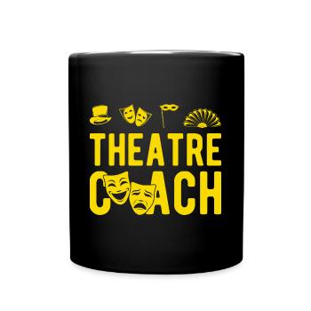 Musical Theatre Coach Gift Idea - Full Colour Mug - black - Front