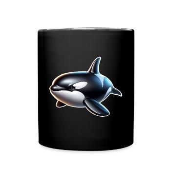 Orque Épaulard - Mug uni - noir - Devant