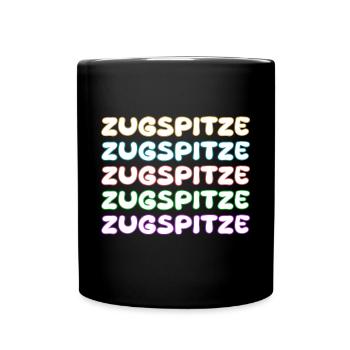 Zugspitze as climbing - Full Colour Mug - black - Front