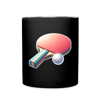 Ping-pong - Mug uni - noir - Devant