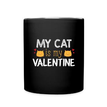 Chats T-shirt & cadeau - Mug uni - noir - Devant