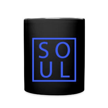 Soul Couple De Chemise Maté Idée cadeau - Mug uni - noir - Devant