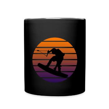 Wakeboard Shirt & Gift Wakeboarder - Full Colour Mug - black - Front