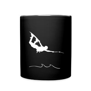 Wakeboard Trick & T-shirt cadeau - Mug uni - noir - Devant