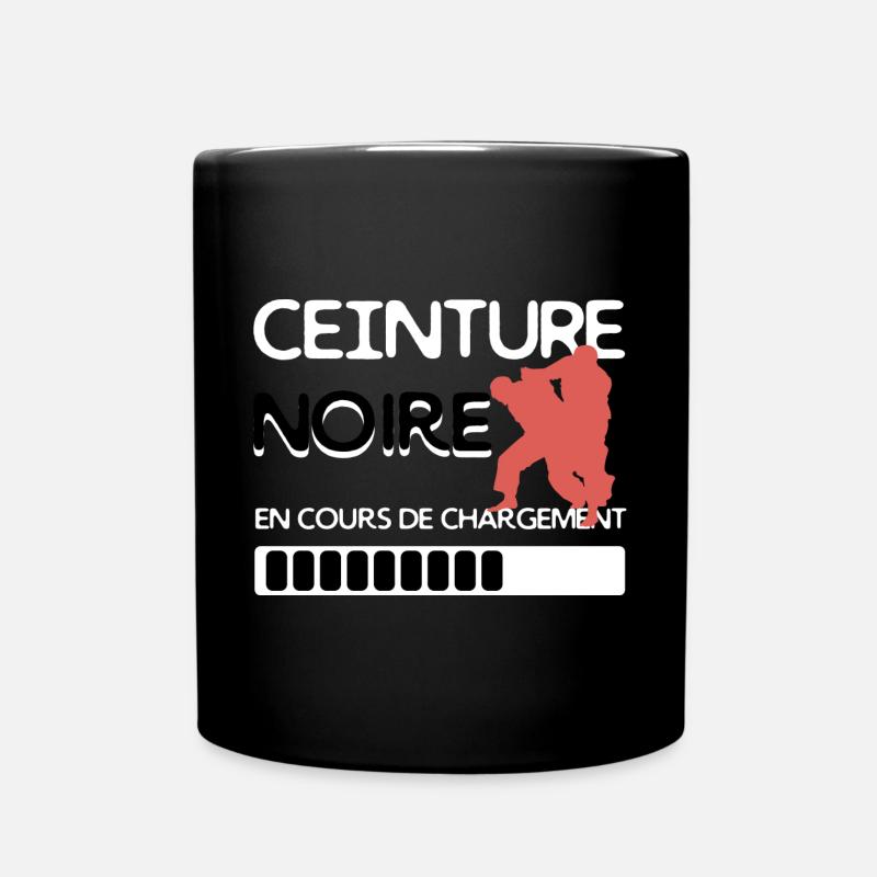 Judo - ceinture noire - Mug uni - noir