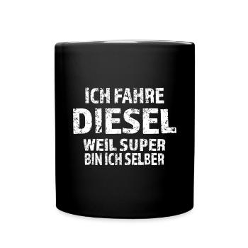 DIESEL POWER - Tasse einfarbig - Schwarz - Vorne