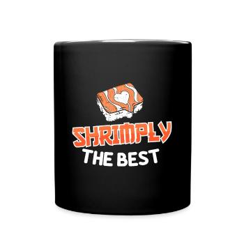 Crevettes les meilleures crevettes Chers amis Japon - Mug uni - noir - Devant