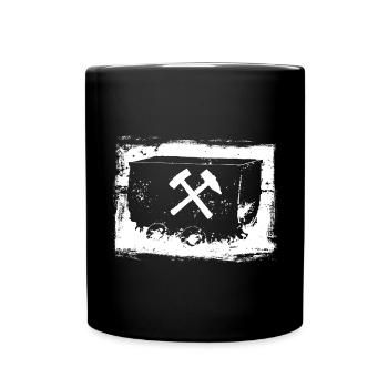 A cart for the mining industry - Full Colour Mug - black - Front