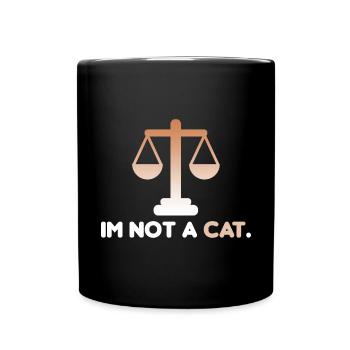 Funny lawyer I'm not a cat lawyer Beratun - Full Colour Mug - black - Front