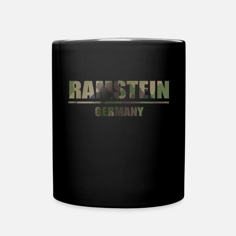 RAMSTEIN GERMANY CAMOUFLAGE - Tasse einfarbig - Schwarz