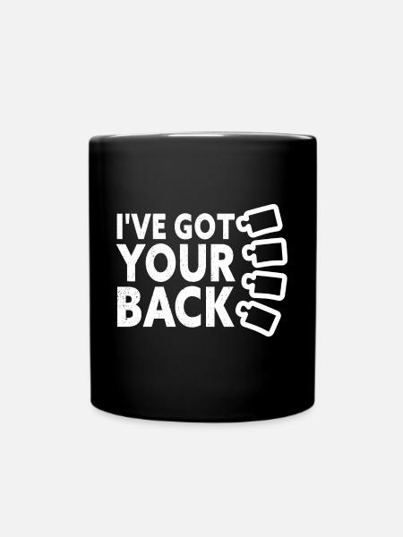 J’ai votre dos drôle de colonne vertébrale chiropraticien - Mug uni - noir