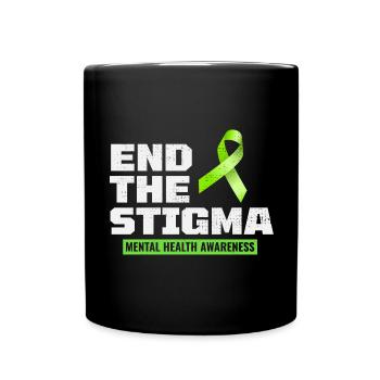 Sensibilisation à la santé mentale - Mug uni - noir - Devant