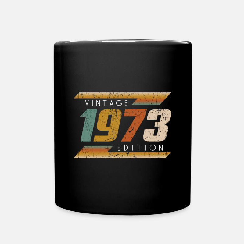 50. Geburtstag 1973 Geburtstag Vintage Edition - Tasse einfarbig - Schwarz