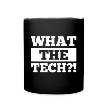 Was der Techniker?! Angebot für einen - Tasse einfarbig - Schwarz - Vorne