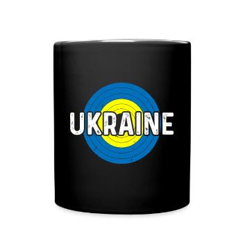 Ukraine Rainbow - Full Colour Mug - black - Front