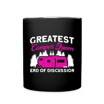 Camping camping en plein air Camping Camping - Mug uni - noir - Devant