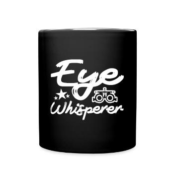 Augenarzt Optometrie Augenoptiker Optiker - Tasse einfarbig - Schwarz - Vorne
