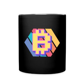 Bitcoin Krypto Btc Blockchain Liebhaber Krypto Tra - Tasse einfarbig - Schwarz - Vorne