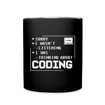 Programmeur Programmation Ordinateur Développeur Pc - Mug uni - noir - Devant