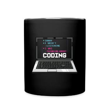 Programmeur Programmation Ordinateur Développeur Pc - Mug uni - noir - Devant