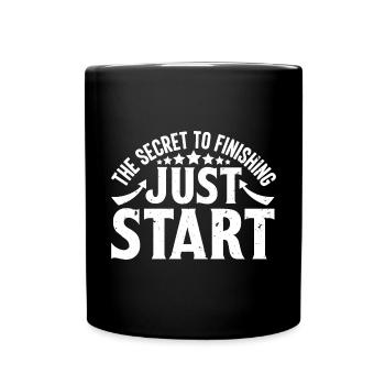 Entrepreneurship Lifestyle Business Mindset Gift - Full Colour Mug - black - Front
