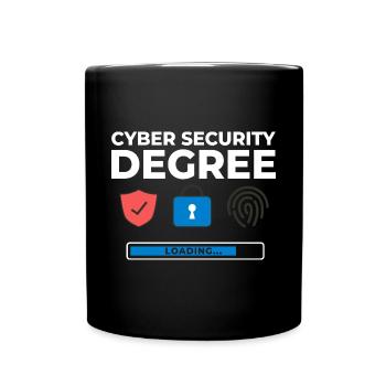 Informations sur la cybersécurité Ordinateur Sicherheit - Mug uni - noir - Devant