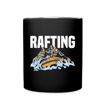Tenue d’escouade de rafting pour les équipes de navigation de plaisance dans les montagnes - Mug uni - noir - Devant