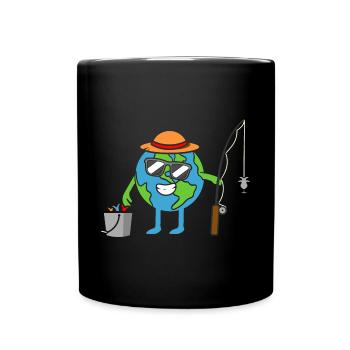 Pêche de la Terre Journée de la Terre Journée de l’environnement De la Terre - Mug uni - noir - Devant