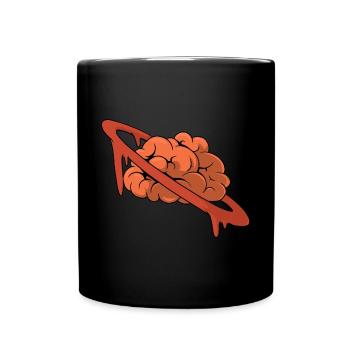 Brain Medicine Brain - Full Colour Mug - black - Front