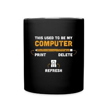 Retiree Computers - Full Colour Mug - black - Front