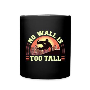 Parkour Freerunning Traceur - Tasse einfarbig - Schwarz - Vorne