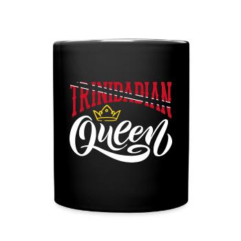 Trinidadian Queen Trinidad et Tobago Drapeau - Mug uni - noir - Devant