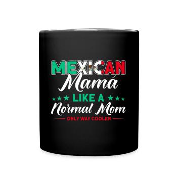Mexiko Mexikanische Wurzeln Geschenk - Tasse einfarbig - Schwarz - Vorne