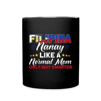 Philippines Philippine Flag - Full Colour Mug - black - Front