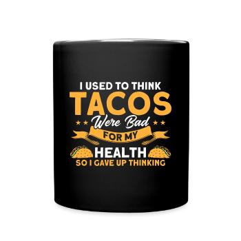 Taco Tacos Mexicain Fast Food Cadeau - Mug uni - noir - Devant