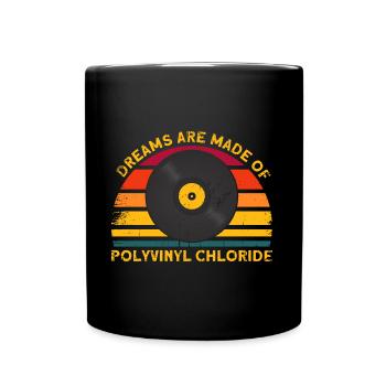 Vinyl Record Record Collection Gift - Full Colour Mug - black - Front
