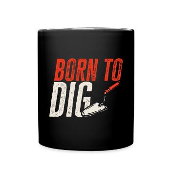 Archaeology Gift Archaeologist - Full Colour Mug - black - Front