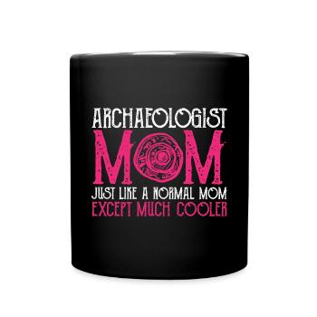 Archaeology Gift Archaeologist - Full Colour Mug - black - Front
