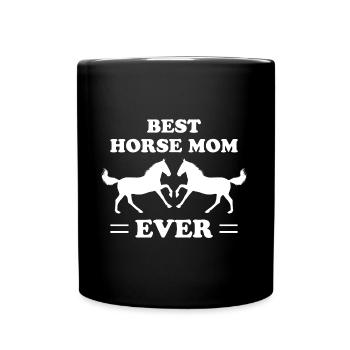Meilleur cadeau de maman de cavalier de tous les temps - Mug uni - noir - Devant