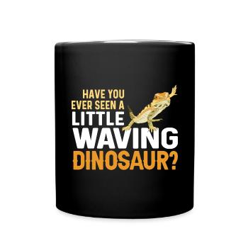 Lézard dragon barbu Herpétologiste des reptiles - Mug uni - noir - Devant