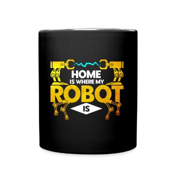 Robotics Engineer Teacher Technology Gift - Full Colour Mug - black - Front