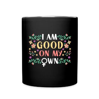 Feminist Women's Rights Female - Tasse einfarbig - Schwarz - Vorne