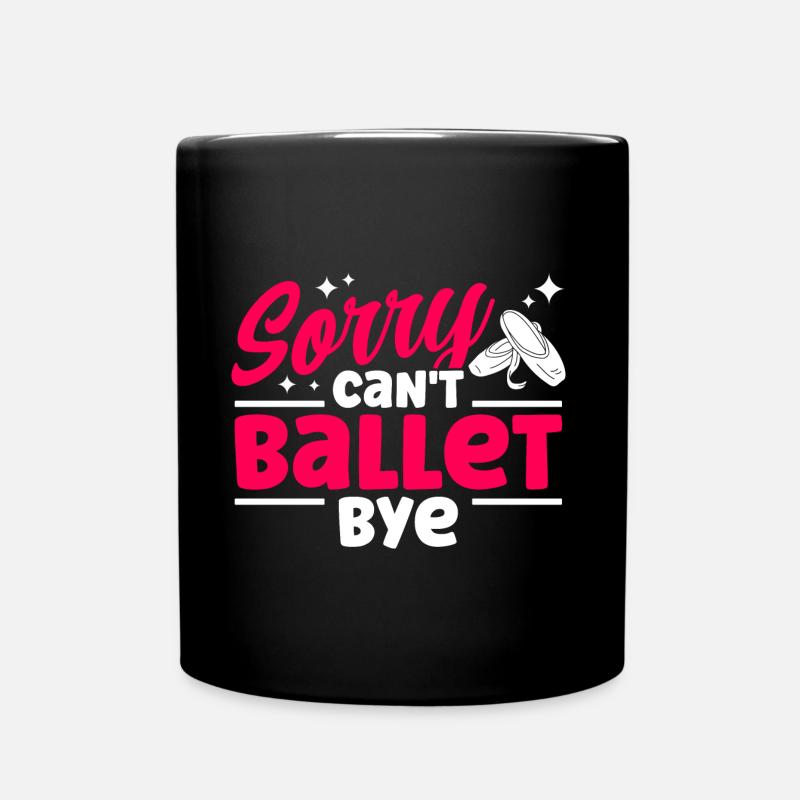 Ballet Danse Ballerine Ballet Dancer Cadeau - Mug uni - noir