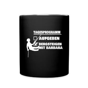 barbara - Tasse einfarbig - Schwarz - Vorne